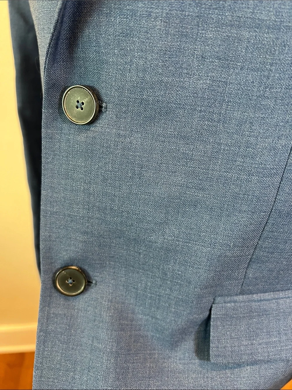 The Kooples Blue Two-Button Sport Coat Blazer 100% Wool. NWT. French 48. US M.